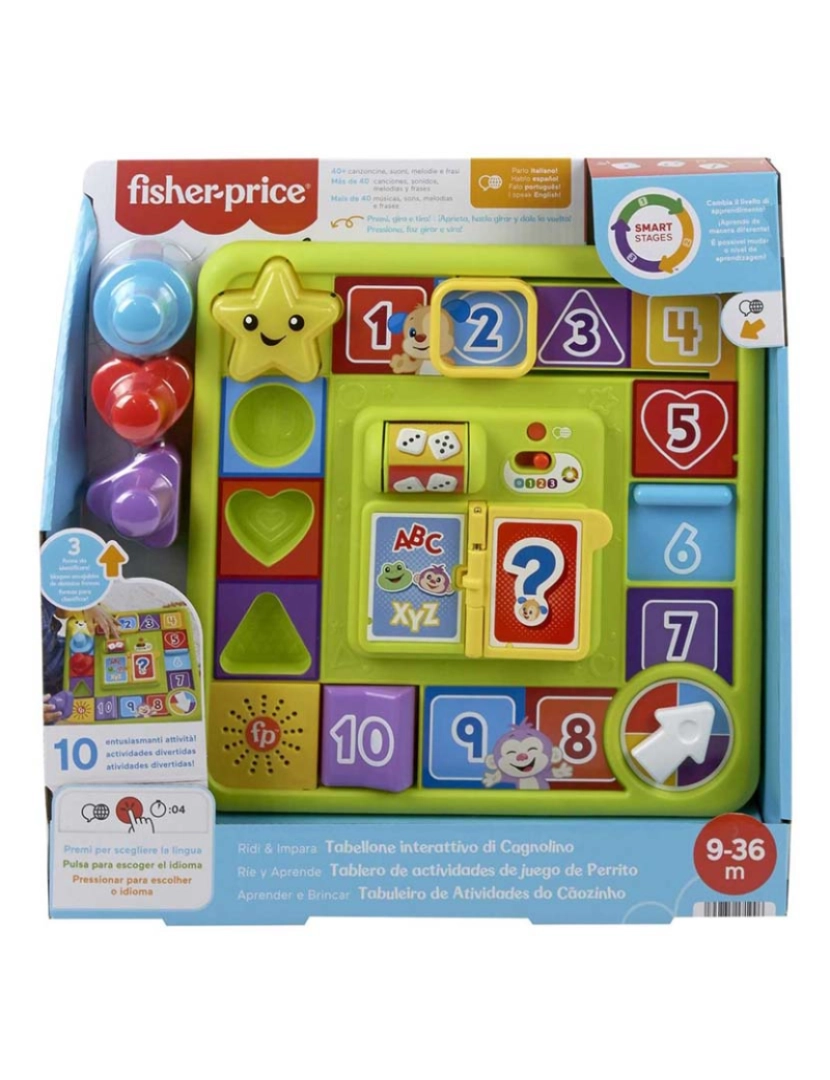 Fisher-Price - FISHER-PRICE TABULEIRO ATIVIDADE DO CÃOZINHO HRB69