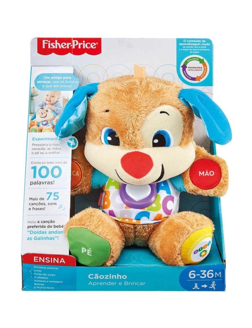 Fisher-Price - FISHER PRICE CÃOZINHO APRENDE A BRINCAR FPM56