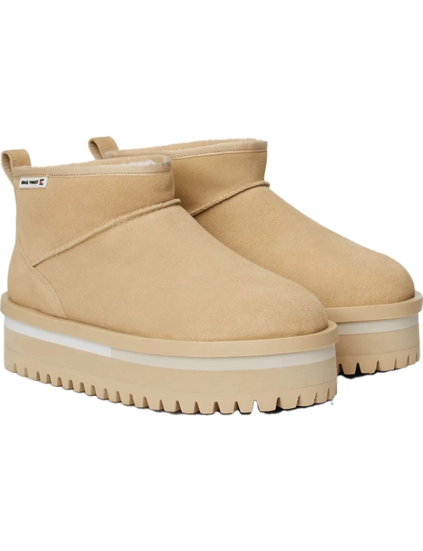 imagem de Tommy Jeans Bege Booties sapatos femininos2