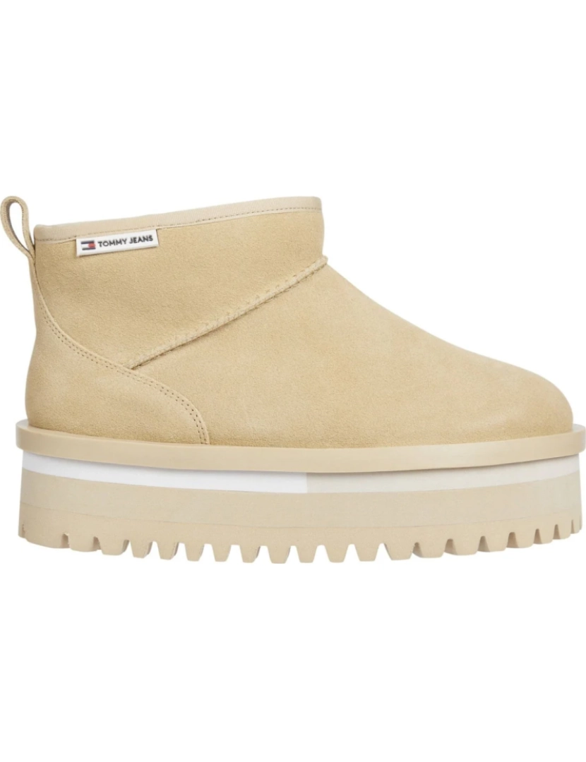 imagem de Tommy Jeans Bege Booties sapatos femininos3