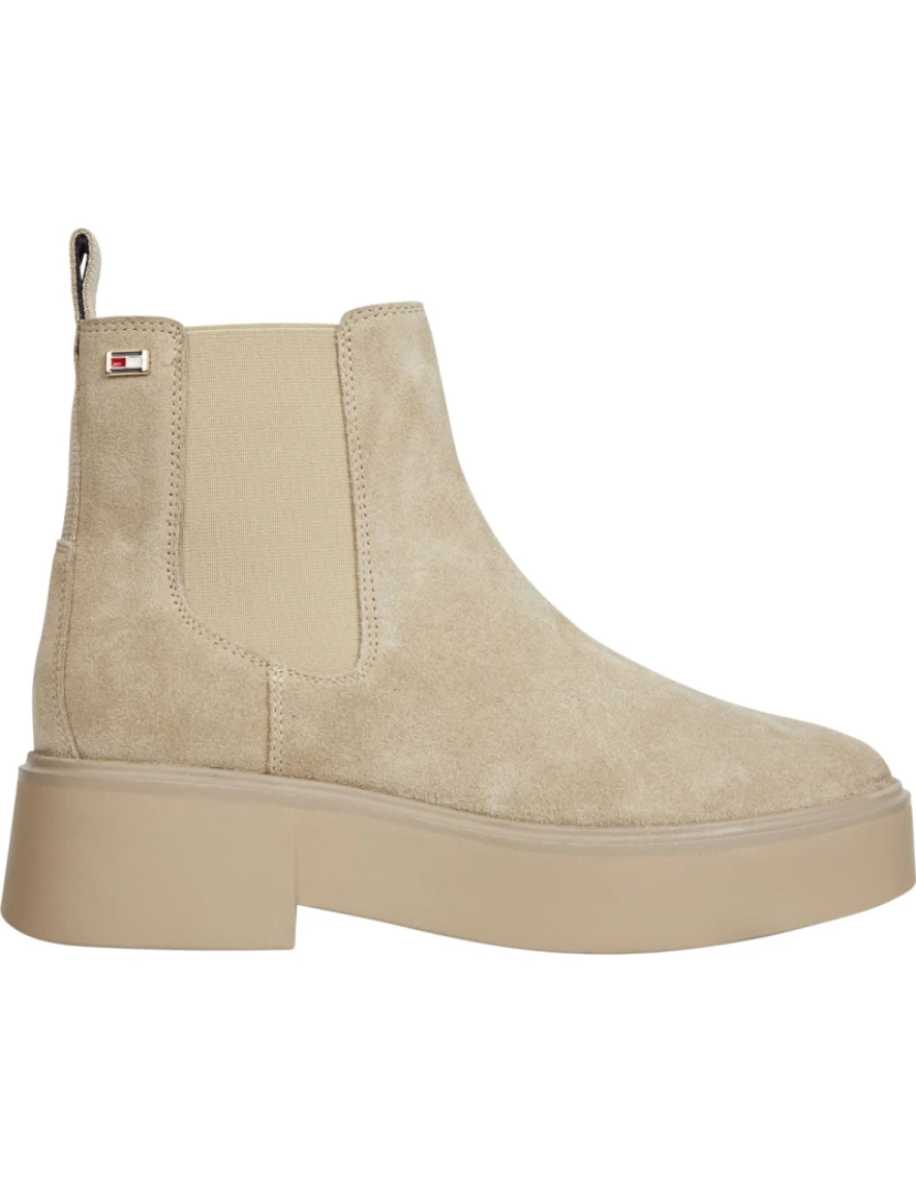 imagem de Tommy Hilfiger Bege Booties Calçados Femininos3