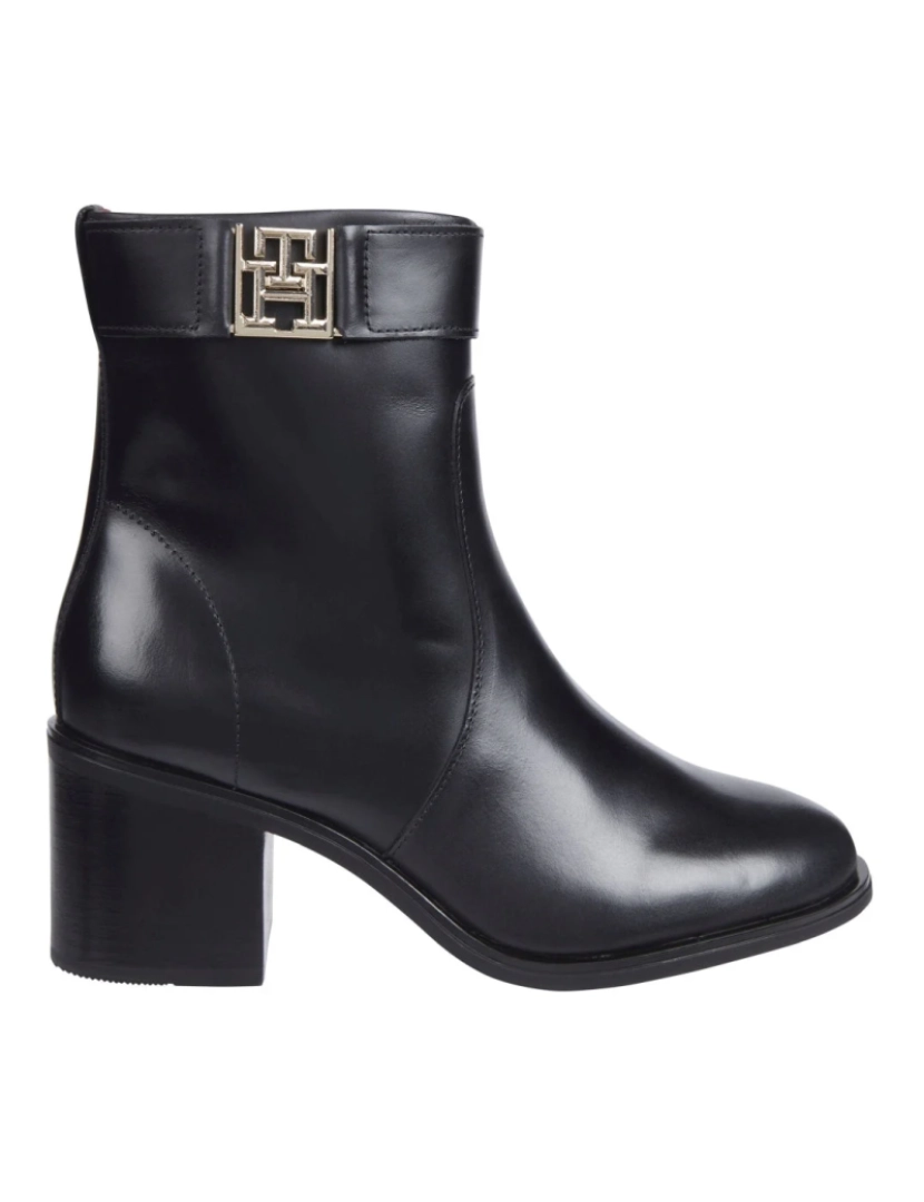 Tommy Hilfiger - Tommy Hilfiger Preto Booties sapatos femininos