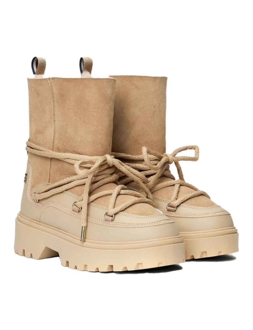 imagem de Tommy Hilfiger Bege Booties Calçados Femininos2