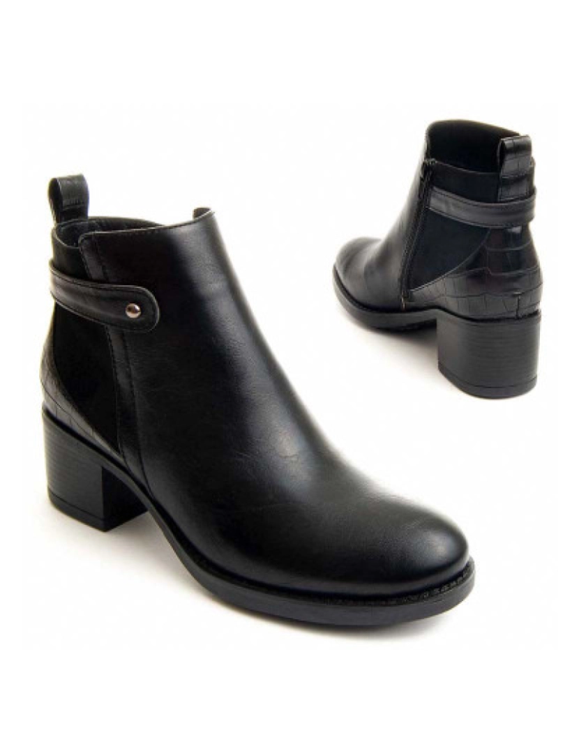 Montevita - Botins de salto Senhora Clasice Preto