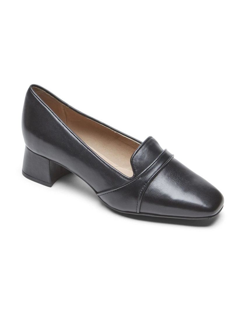 Rockport - Sapatos Loafer Senhora Deidra Piping  Preto