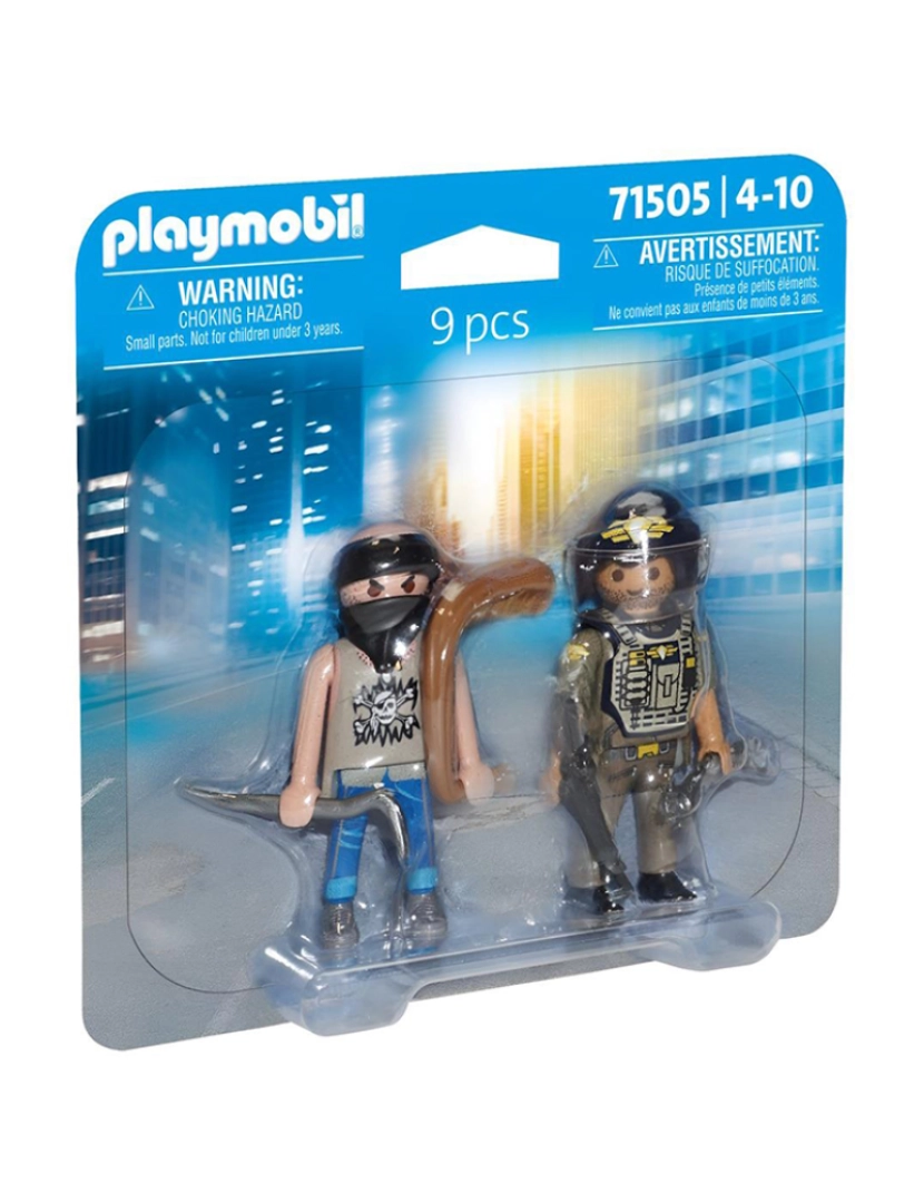 Playmobil - POLÍCIA COM LADRÃO 71505