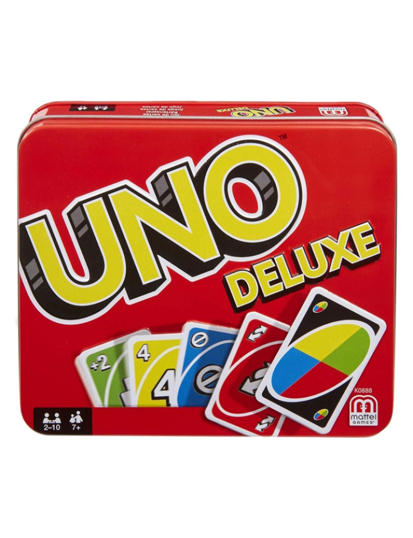 Mattel - JOGO UNO CARTAS DELUXE K0888