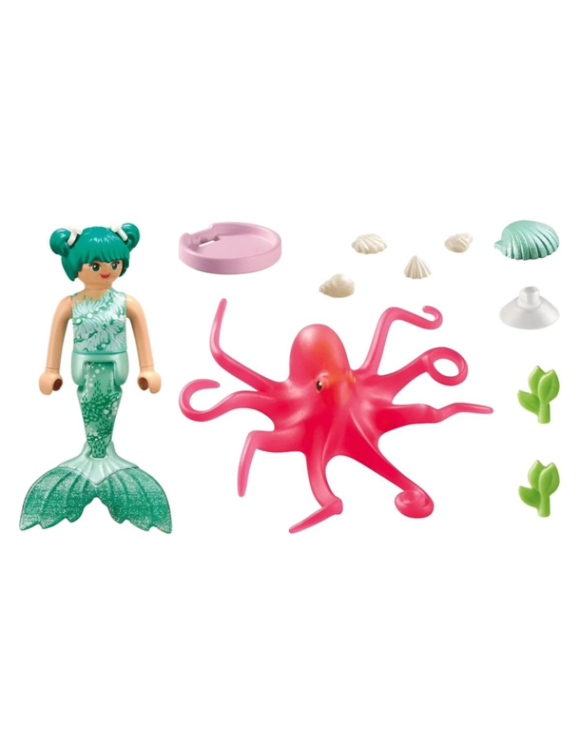 Playmobil - SEREIA COM POLVO QUE MUDA DE COR 71503