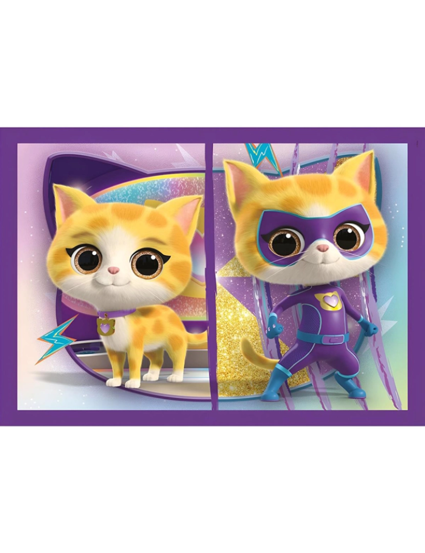 Clementoni - 4 IN 1 DISNEY SUPER KITTIES 21531