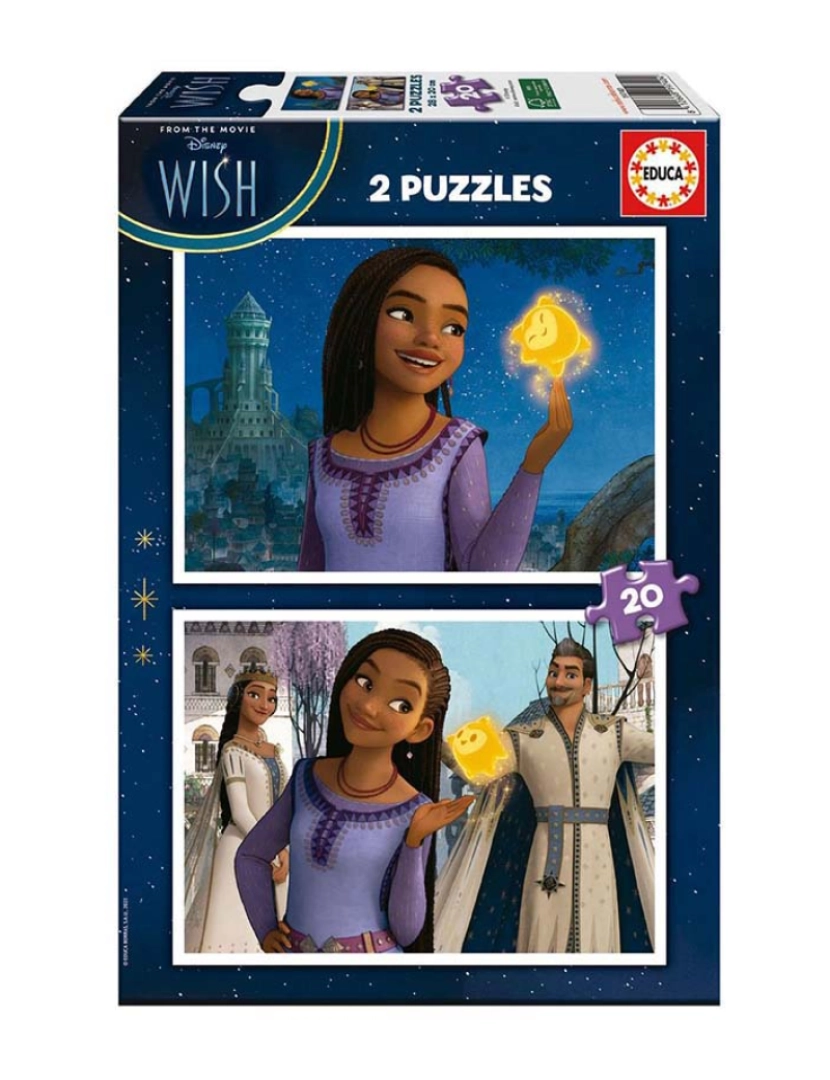 Educa - 2 X 20 WISH DISNEY 19740