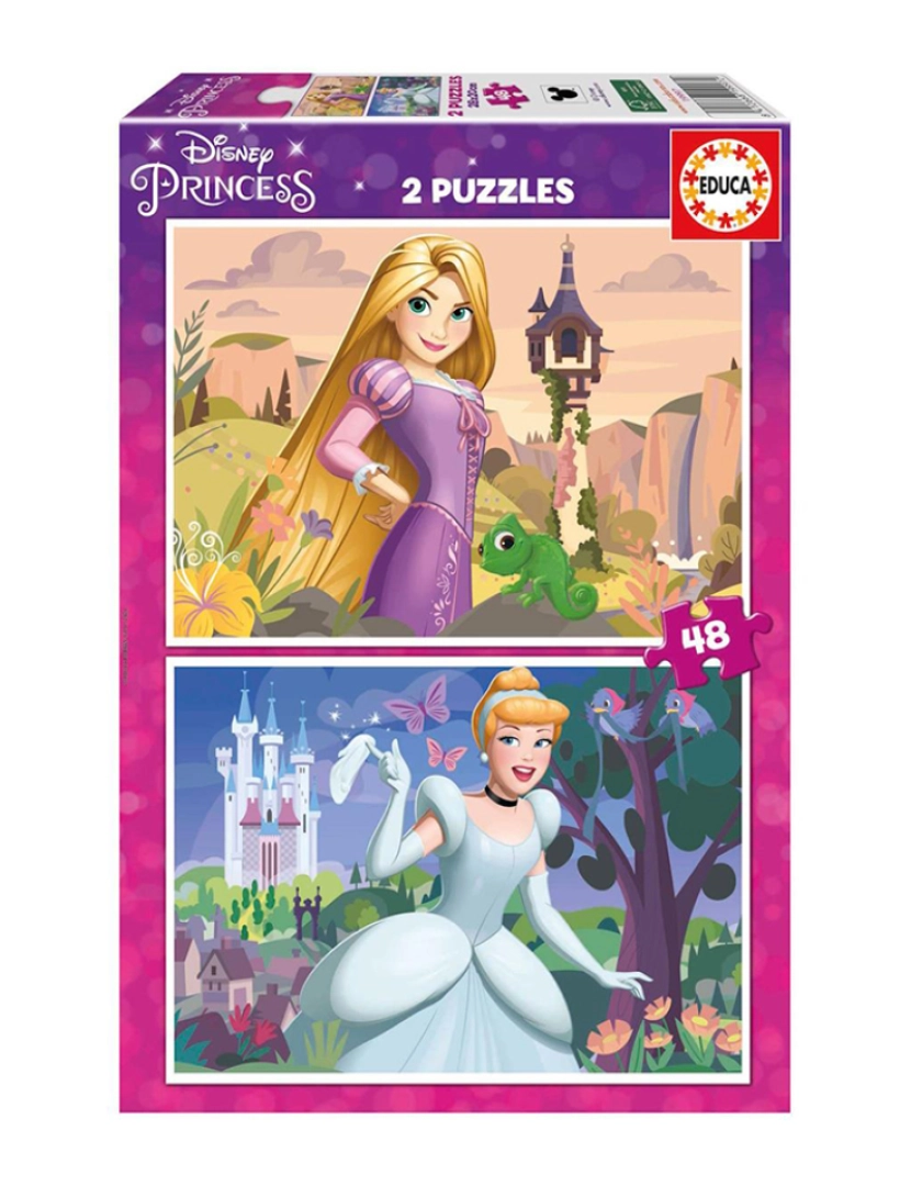 Educa - 2 X 48 DISNEY PRINCESAS 19997