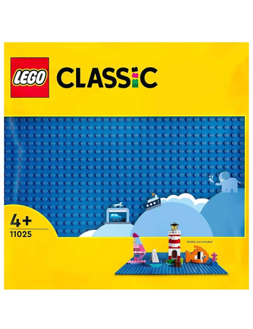 Lego - LEGO CLASSIC PLACA DE CONSTRUÇÃO AZUL 11025