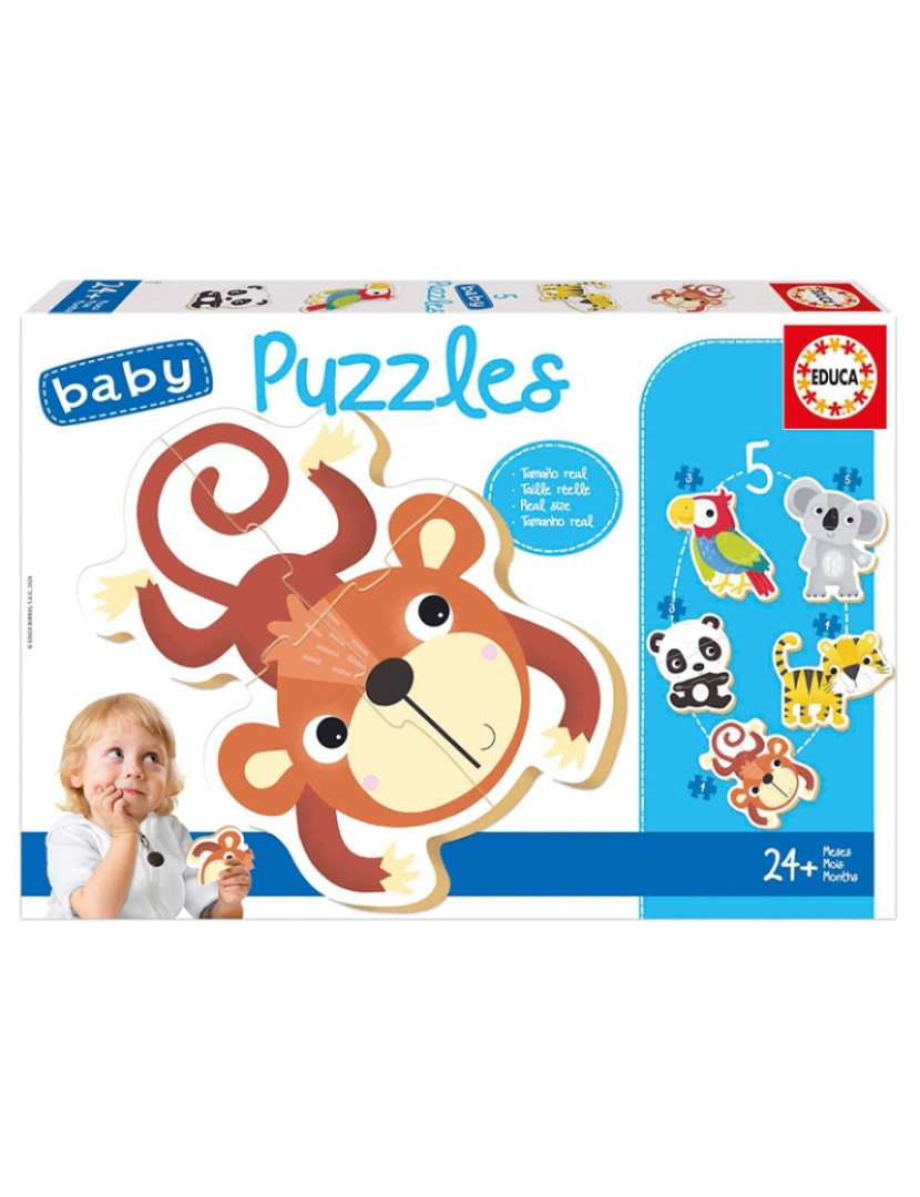 Educa - BABY PUZZLES FAUNA SELVAGEM 19952