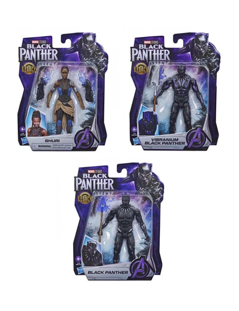 Hasbro - Avengers Black Panther Figura Sor.15Cm E0868Eu61