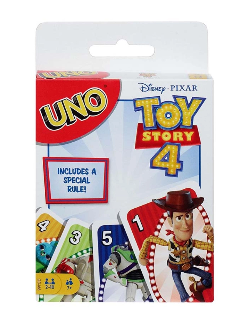 Mattel - JOGO UNO TOY STORY 4 GDJ88