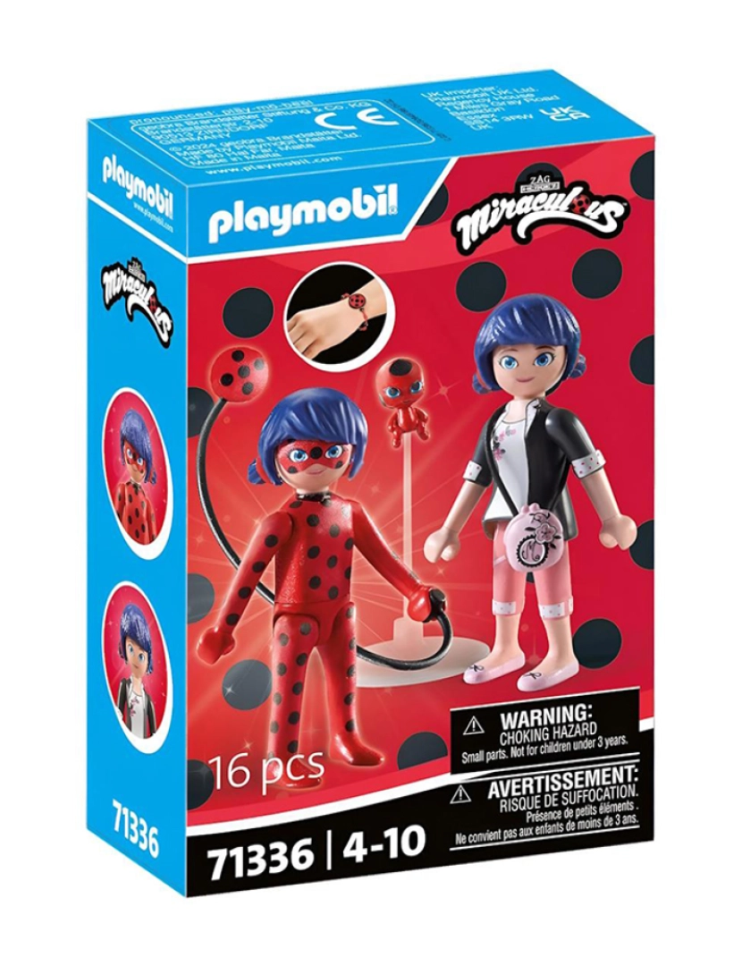 Playmobil - MIRACULOUS: MARINETTE & LADYBUG 71336