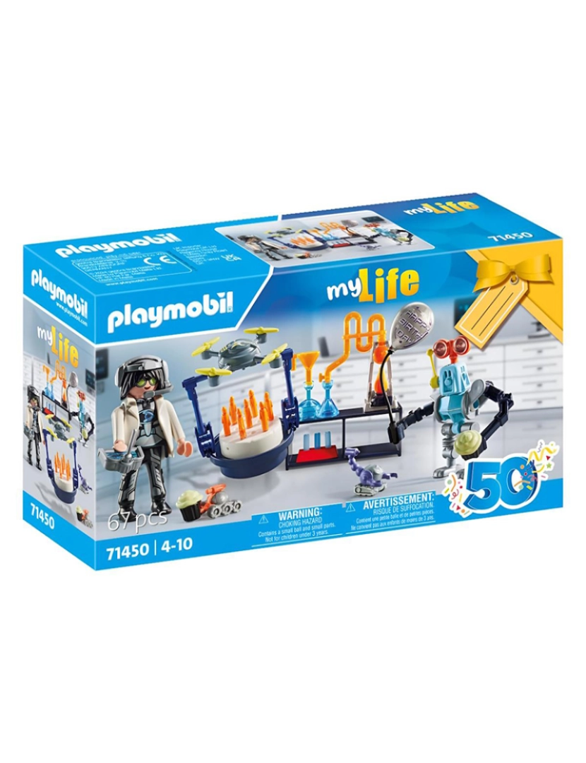 Playmobil - INVESTIGADOR COM ROBÔS 71450