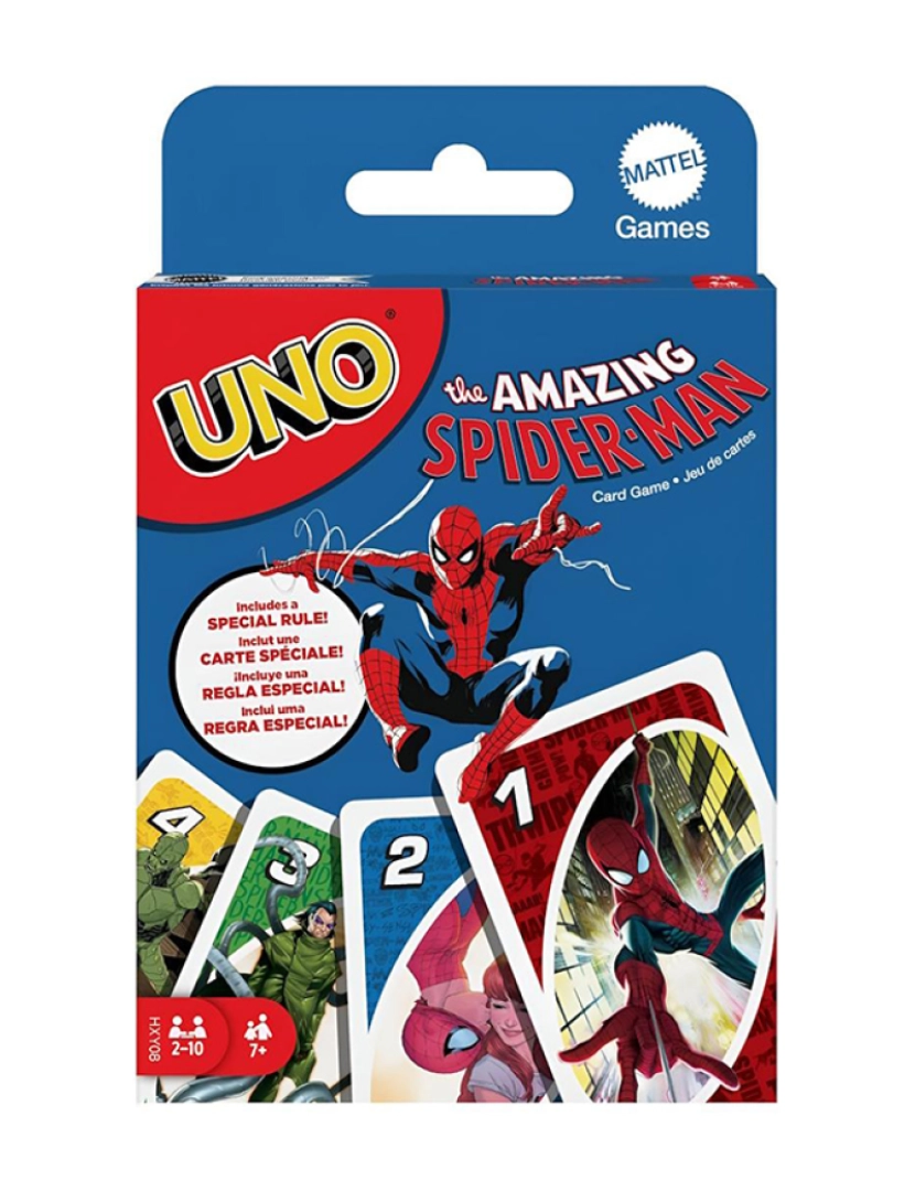 Mattel - JOGO MATTEL GAMES UNO SPIDER-MAN HXY08