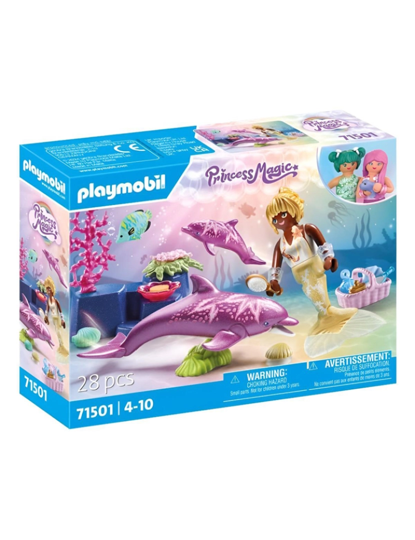 Playmobil - SEREIA COM GOLFINHOS 71501