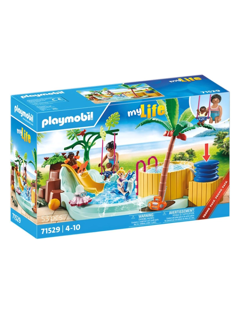 Playmobil - PISCINA INFANTIL COM JACUZZI 71529