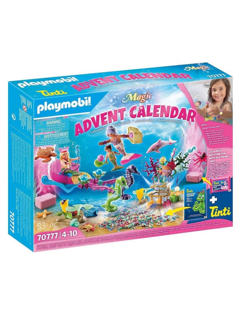 Playmobil - CALENDARIO DO ADVENTO SEREIA DIVE.NO BANHO 70777