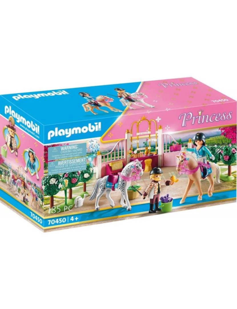 Playmobil - AULAS DE EQUITAÇÃO NO ESTABULO 70450