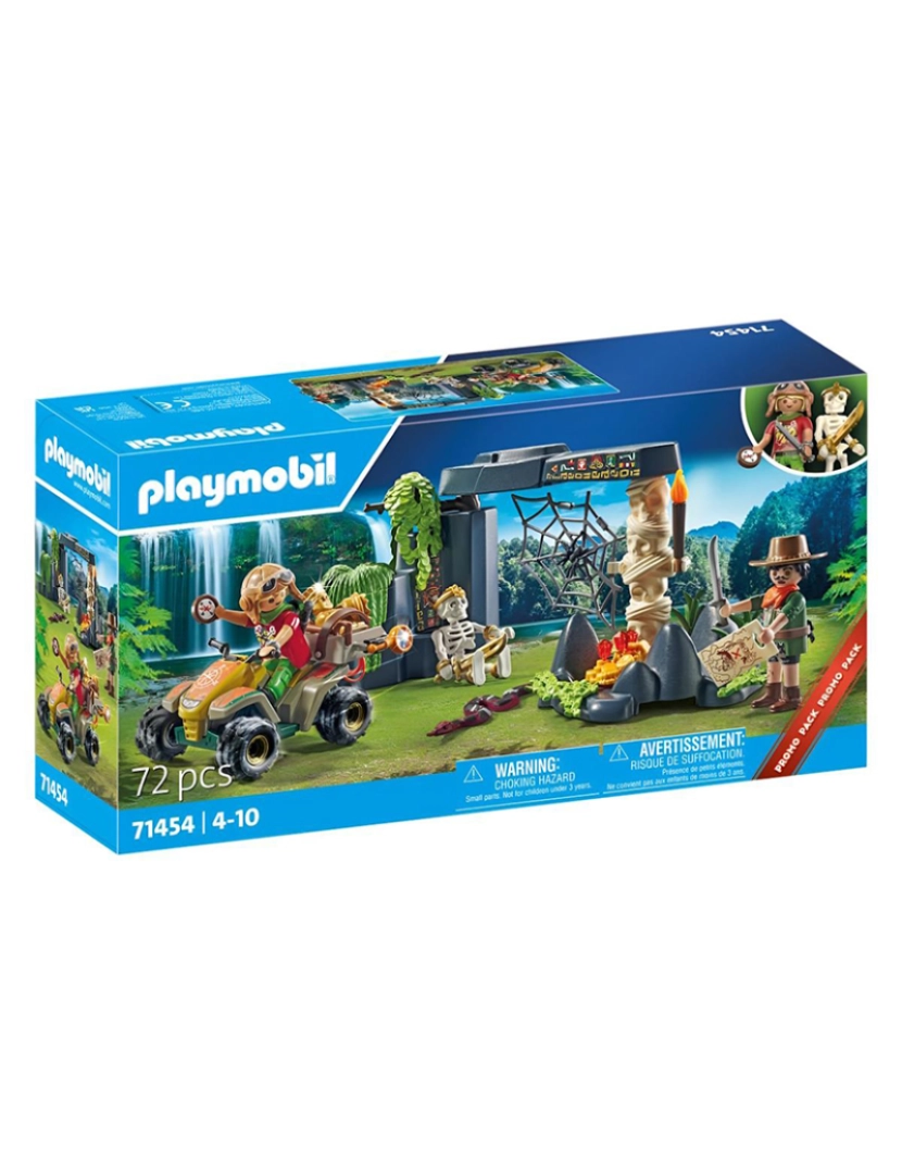 Playmobil - CAÇADORES DE TESOUROS NA SELVA 71454