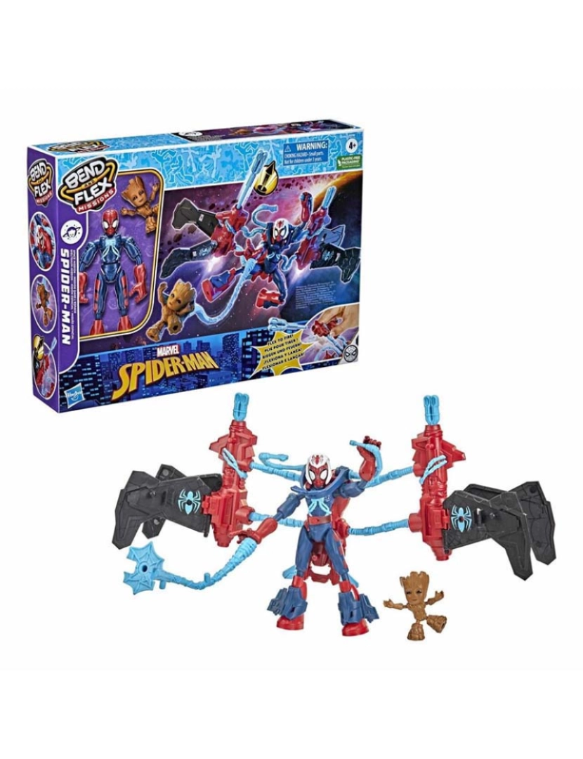 Hasbro - Spiderman Bend A.Flex Pack Missão Espaço F37395L0