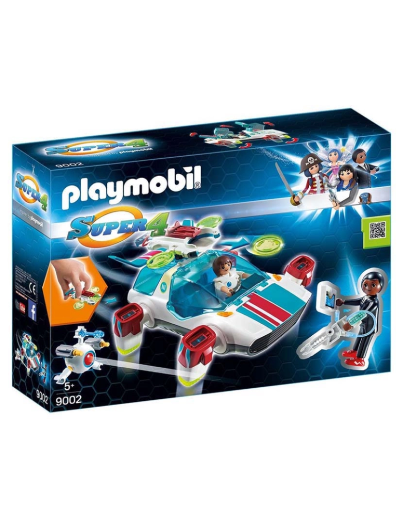 Playmobil - FULGURIX COM AGENTE GENE 9002