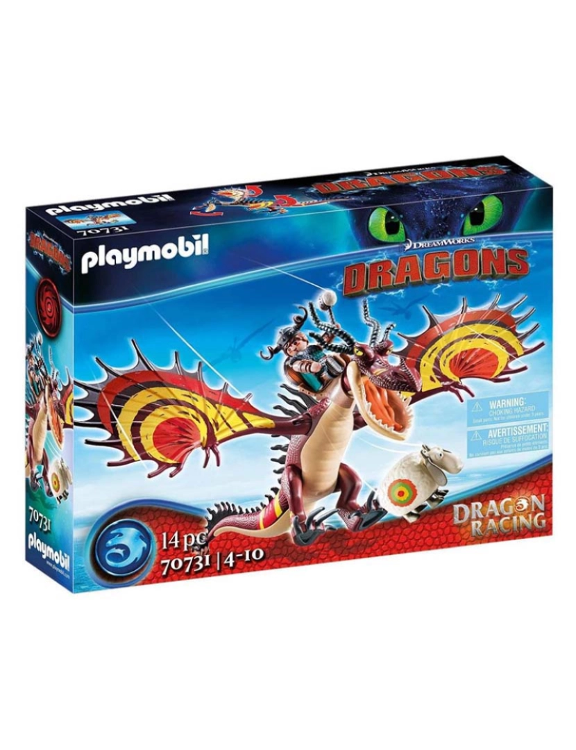 Playmobil - DRAGON RACING ESCARRETA E GARRADENTES 70731