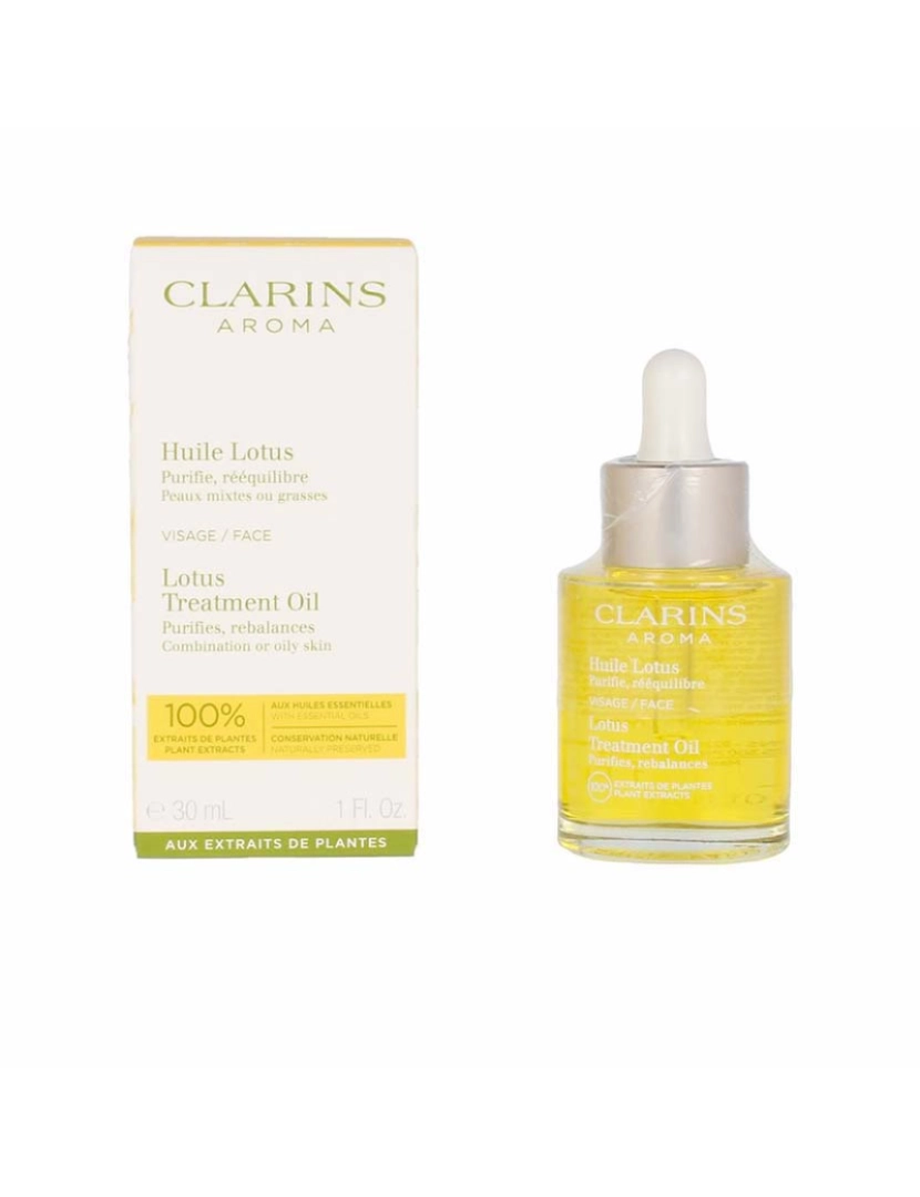 Clarins - Óleo Lotus - Peles Mixtas, Poros Dilatados 30 ml