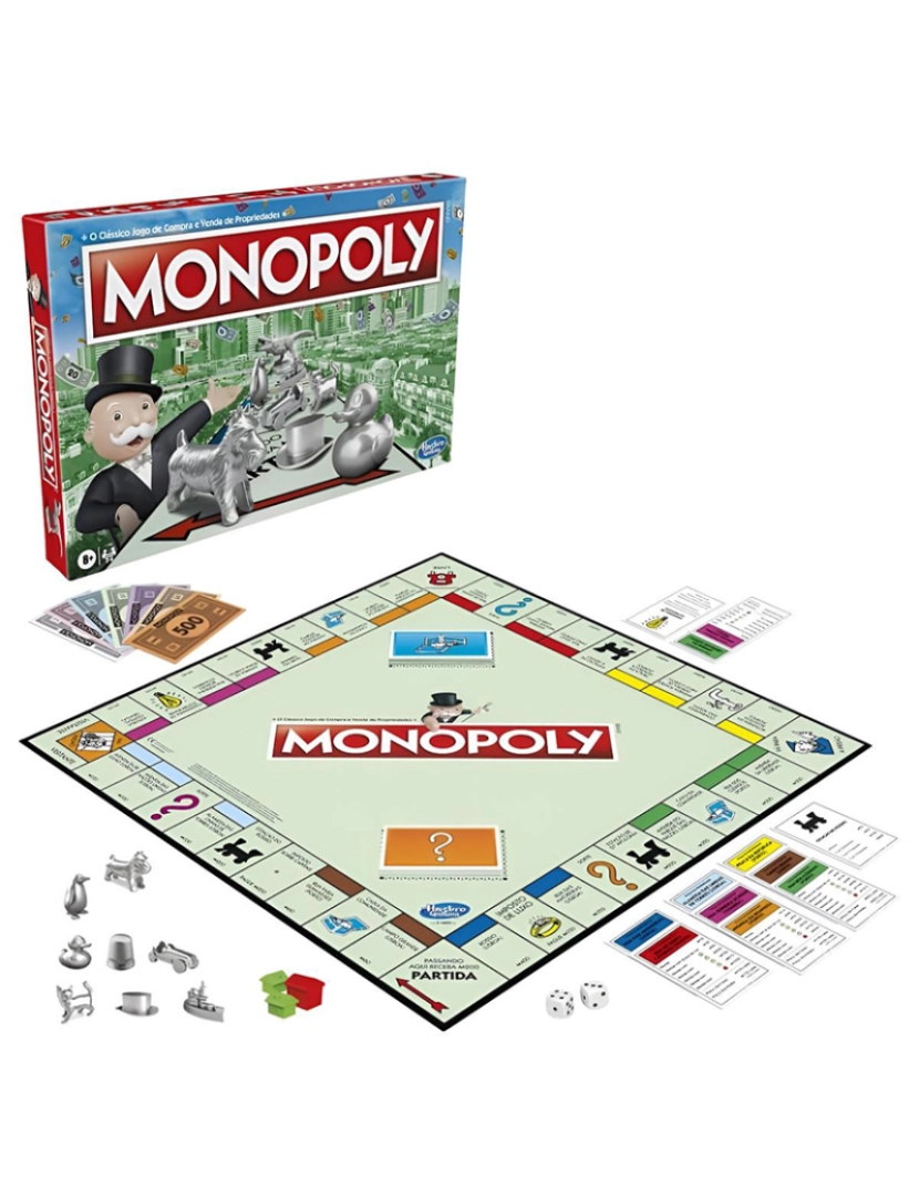 Hasbro - MONOPOLY CLASSICO C1009PT4A