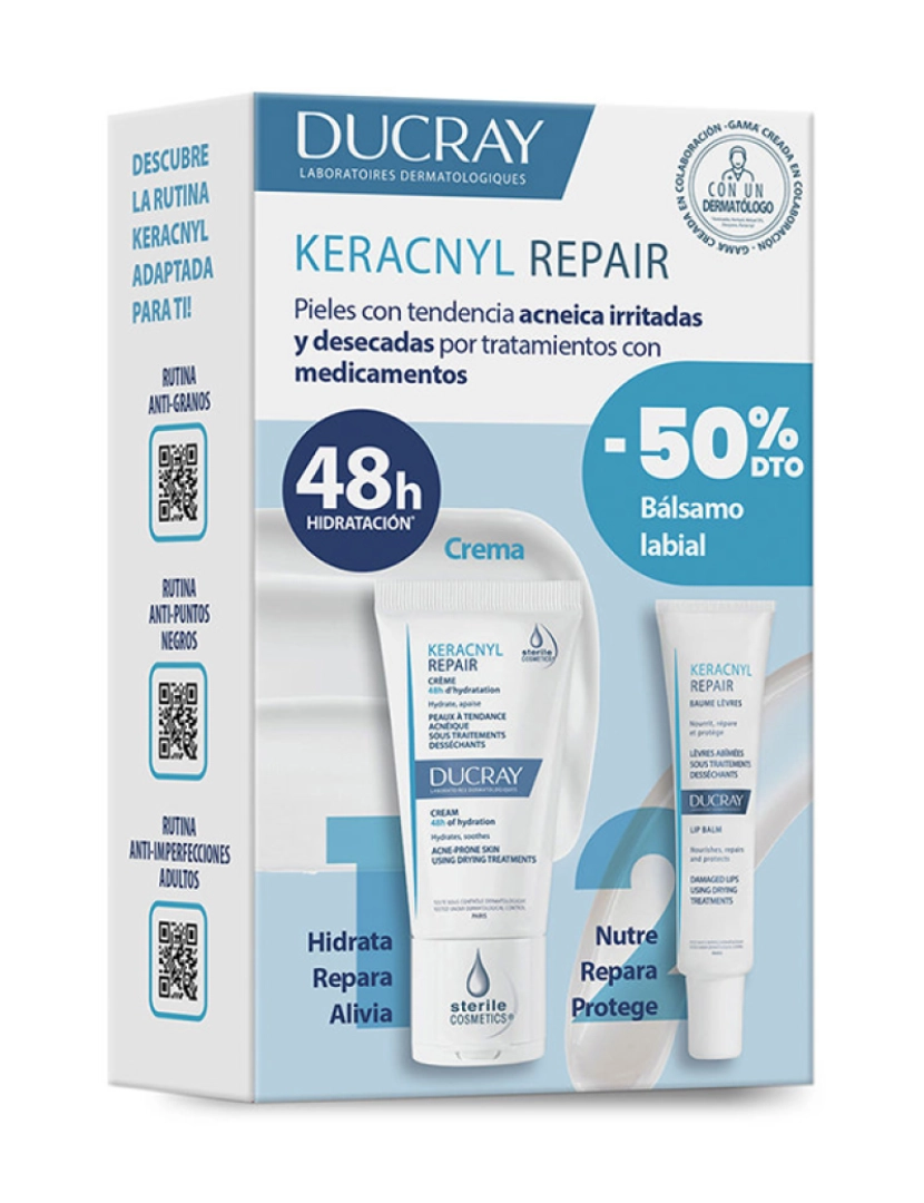 Ducray  - Keracnyl Repair Lot 2 Pz