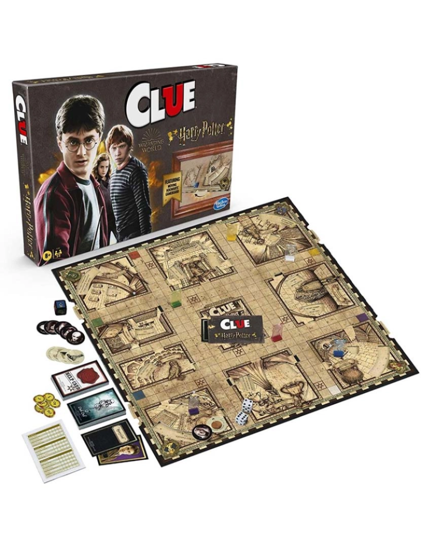 Hasbro - JOGO CLUEDO HARRY POTTER F1240190