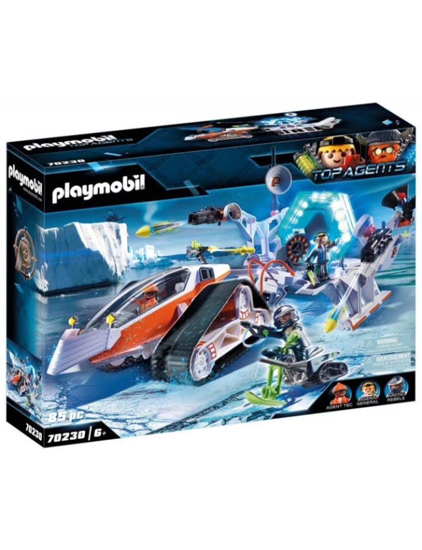 Playmobil - SPY TEAM COMANDO DE NEVE 70230