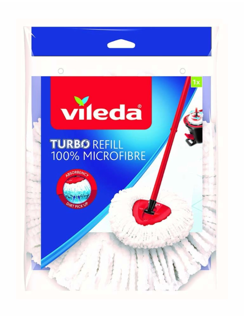 Vileda -  RECARGA MICROFIBRAS BALDE COM PEDAL CLASSIC