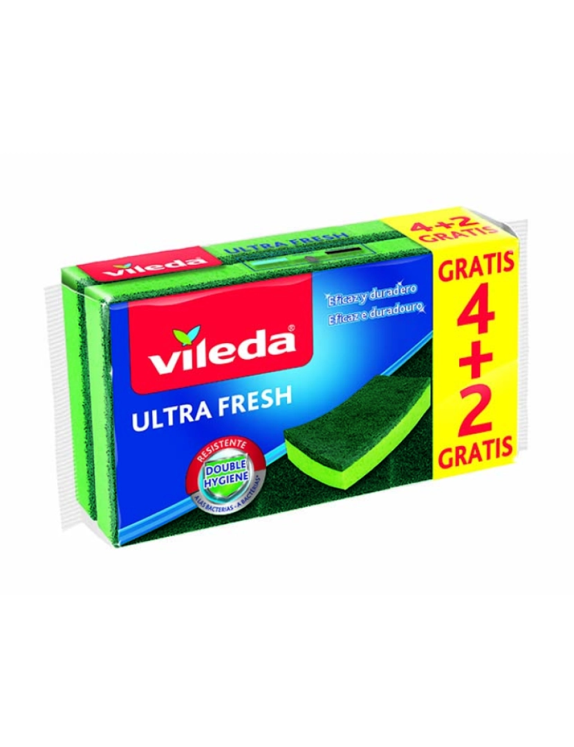 Vileda -  ESFREGÃO ESPONJA ULTRA FRESH 4+2