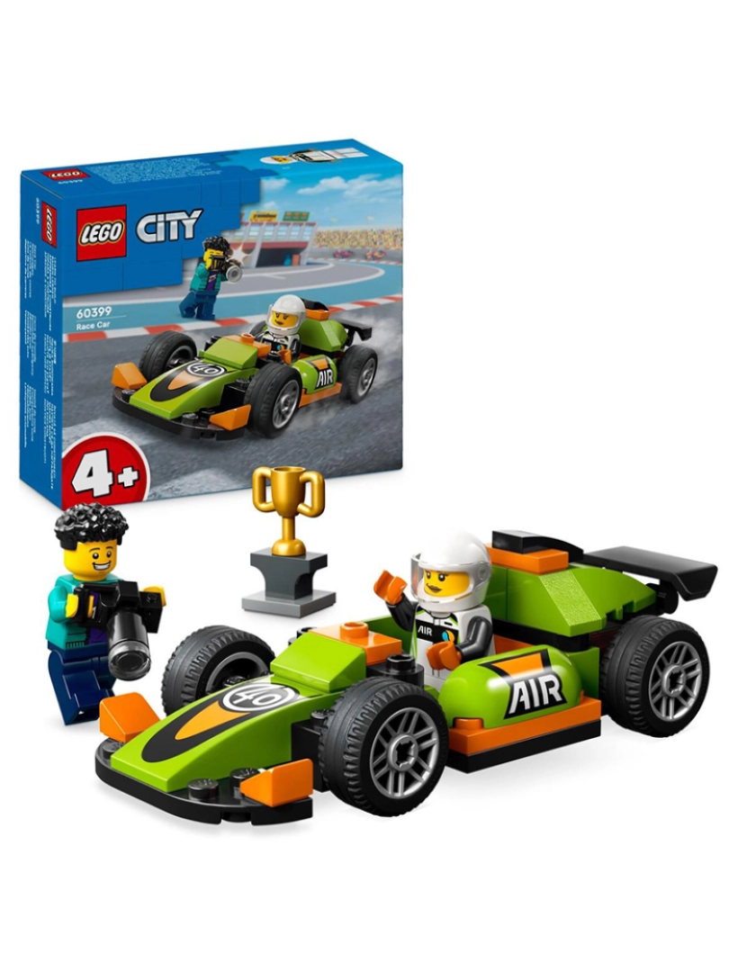 Lego - LEGO CITY CARRO DE CORRIDA VERDE 60399