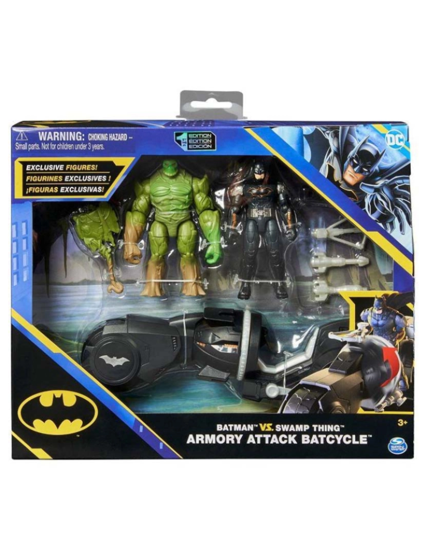 Spin Master - Batman Veiculo Com 2 Figuras 117652/67811