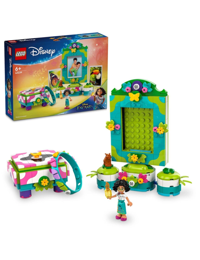 Lego - LEGO DISNEY MOLDURA E GUARDA-JOIAS MIRABEL 43239