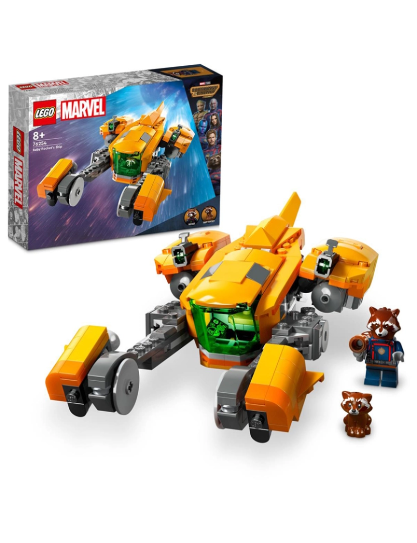 Lego - LEGO SUPER HEROES NAVE FOGUETÃO BEBE 76254