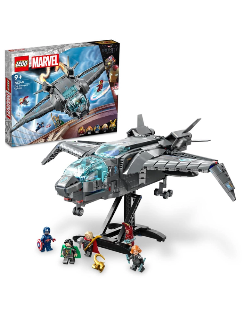 Lego - LEGO SUPER HEROES QUINJET DOS VINGADORES 76248