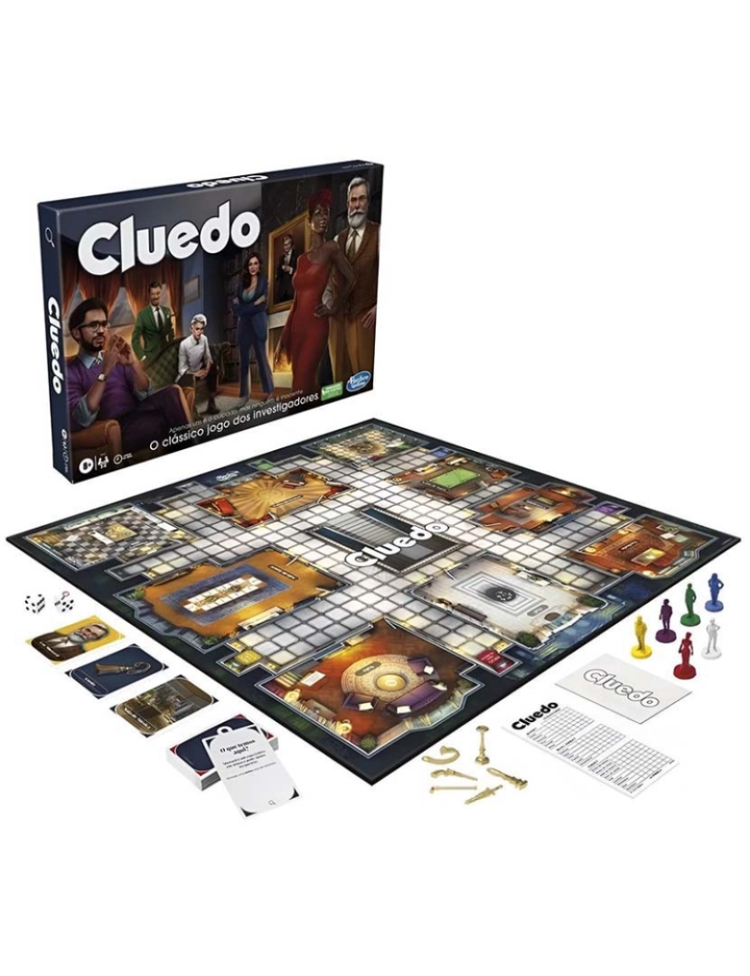 Hasbro - JOGO CLUEDO CLASSICO F6420190