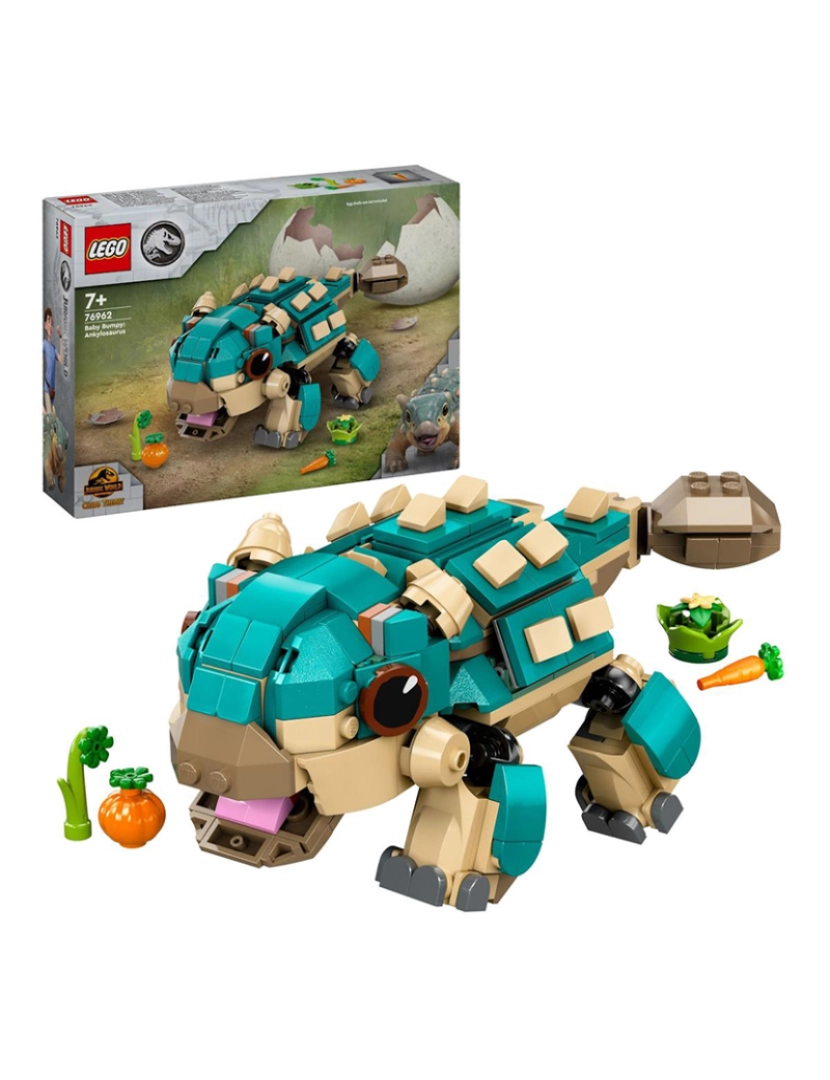 Lego - LEGO JURASSIC WORLD BUMPY BEBÉ ANQUILOSSAURO 76962