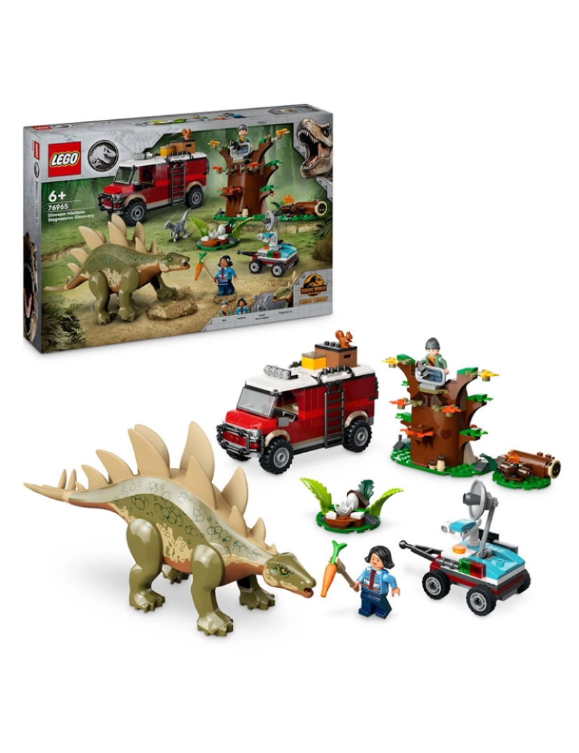 Lego - LEGO JURASSIC WORLD DESCOBERTA ESTEGOSSAURO 76965