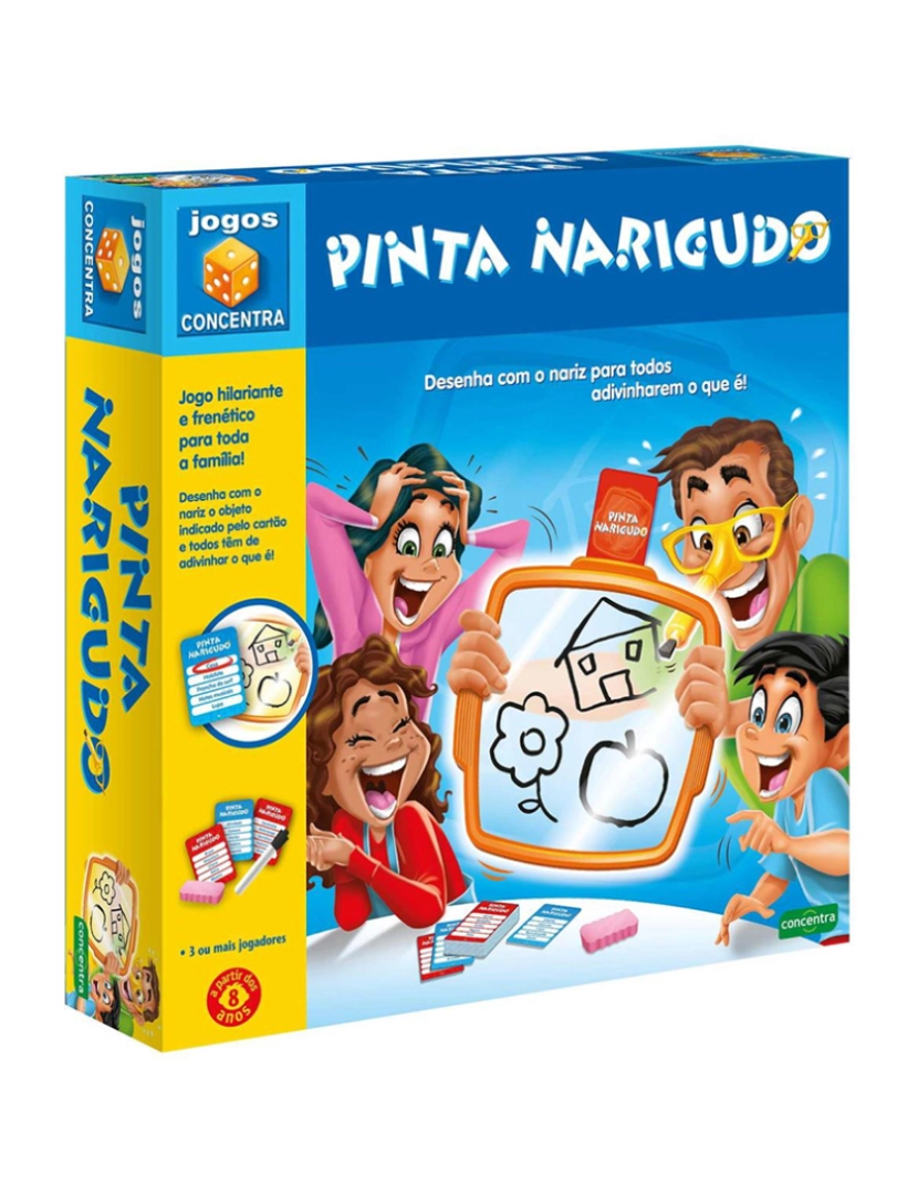 Concentra - JOGO PINTA NARIGUDO 122168