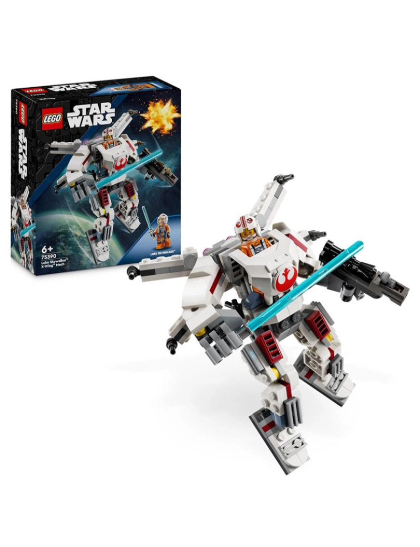 Lego - LEGO STAR WARS ROBÔ X-WING DE LUKE SKYWALKER 75390