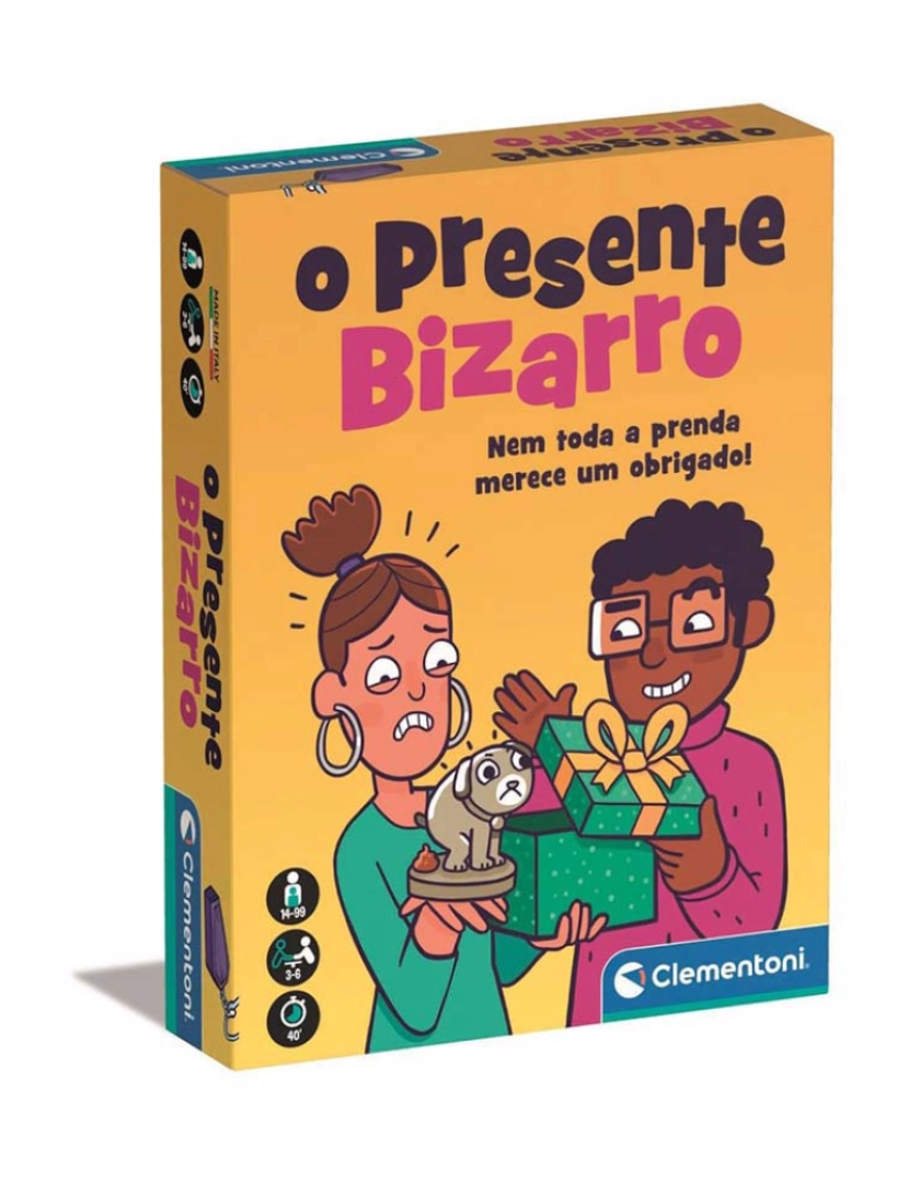 Clementoni - JOGO O PRESENTE BIZARRO 67786