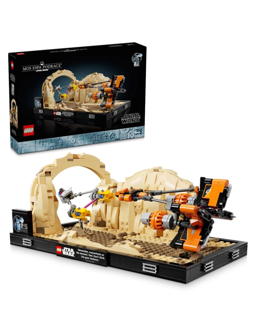 Lego - LEGO STAR WARS DIORAMA PODRACE DE MOS ESPA 75380