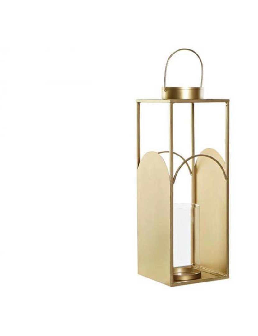 It - Porta-Velas Metal Dourado